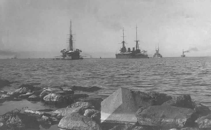 На Большом Кронштадтском рейде во время визита английской эскадры - фото 80
