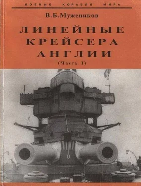 Валерий Мужеников Линейные крейсера Англии. Часть I обложка книги