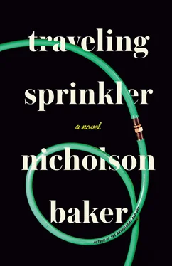 Nicholson Baker Traveling Sprinkler обложка книги