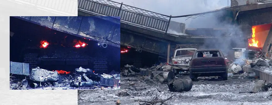 Путиловский мост Оставшиеся в терминале киборги оказались блокированы во - фото 26