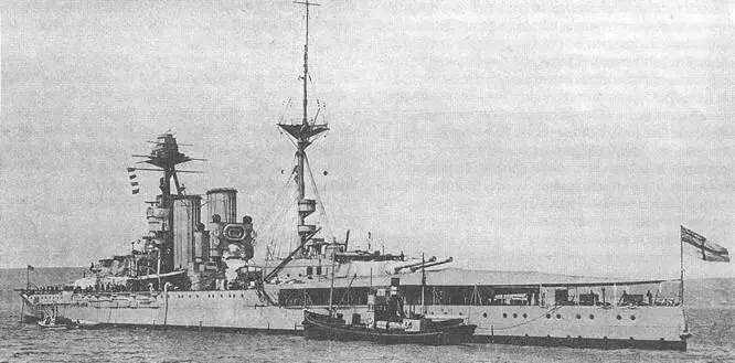 Линейный корабль Queen Elisabeth на рейде Маневры Гранд Флита 23го марта - фото 30
