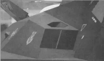 Уникальные надкрыльевые воздухозаборники самолета F117A были забраны сетками - фото 108