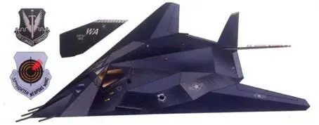 F117A 820803 из Iго отряда 57го истребительного авиакрыла авиабаза - фото 211