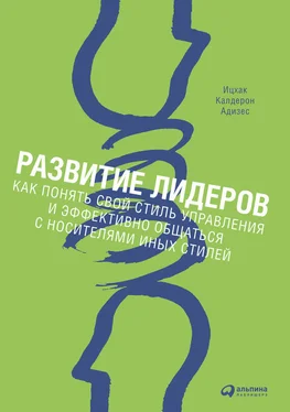 Ицхак Адизес Развитие лидеров. Как понять свой стиль управления и эффективно общаться с носителями иных стилей обложка книги