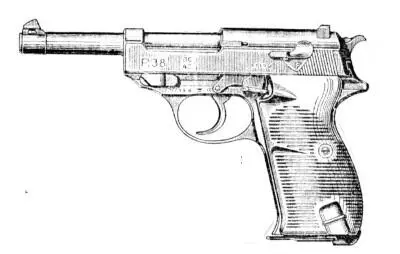 Рис 298Стандартный Walther P38 Рис 299Walther P38 c глушителем Рис - фото 306