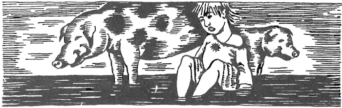 Как нянчила Ивана сестра до году девяти или десятилетняя девочка Таскала - фото 16