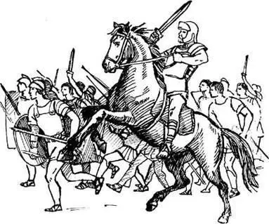 У Публія Варинія було шість тисяч легіонерів триста вершників тисяча велітів - фото 25