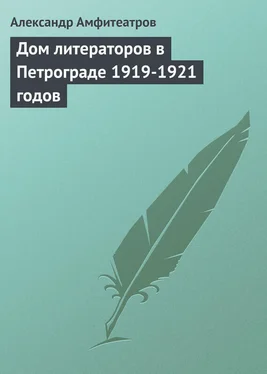 Александр Амфитеатров Дом литераторов в Петрограде 1919-1921 годов обложка книги