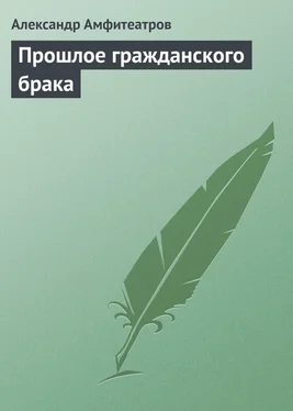 Александр Амфитеатров Прошлое гражданского брака обложка книги