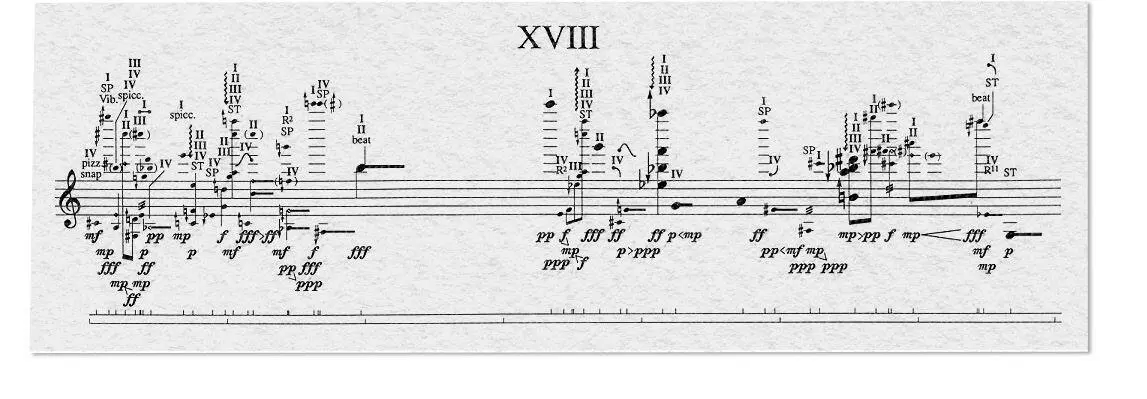 Fig 414 Notations from Freeman Etude 18 by John Cage From RøedLarsen - фото 68