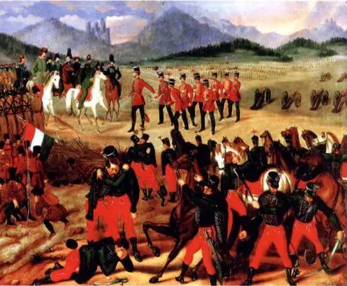 Капитуляция венгерской армии под Вилагошем В 1853 году 72летний фельдмаршал - фото 53