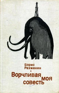 Борис Рахманин Ворчливая моя совесть обложка книги