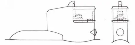 Abb 2 Mod561 открытый мостик с ветровым козырьком и бортиком - фото 6