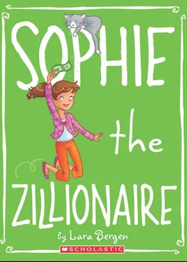 Lara Bergen Sophie the Zillionaire обложка книги