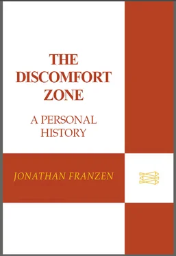 Jonathan Franzen The Discomfort Zone обложка книги