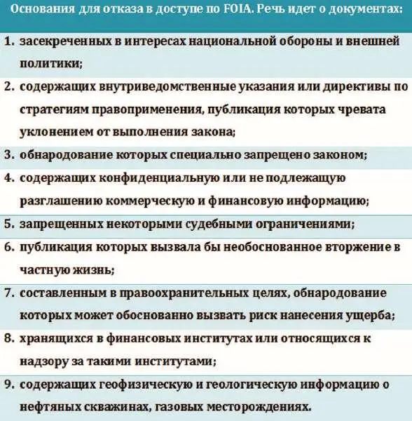 Большинство этих исключений не являются обязательными Ведомство может открыть - фото 97