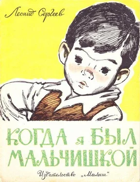 Леонид Сергеев Когда я был мальчишкой обложка книги