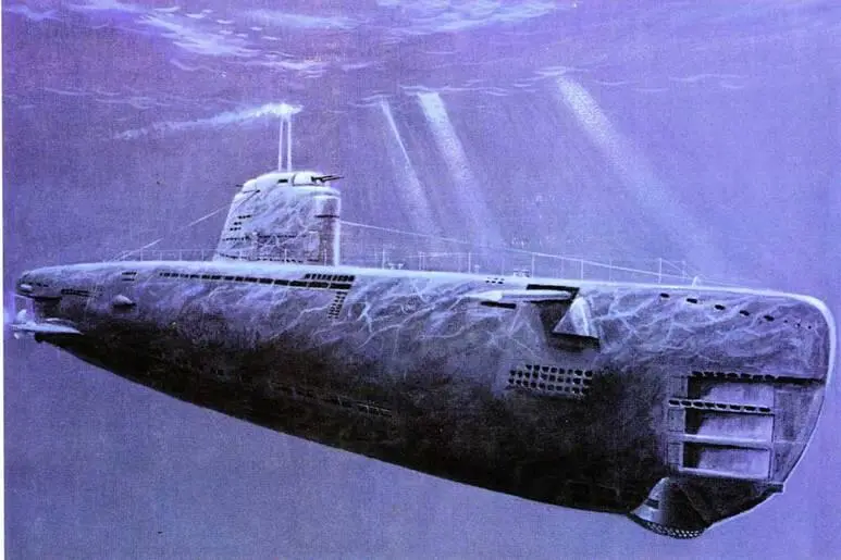 Субмарина тип XXI U 3001 капитан Вильгельм Петерс май 1945 г - фото 134