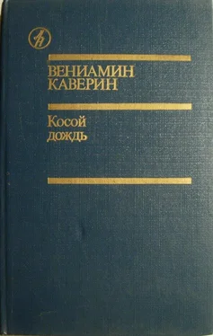 Вениамин Каверин Косой дождь обложка книги