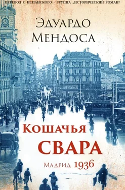 Эдуардо Мендоса Кошачья свара. Мадрид, 1936 обложка книги