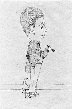 Caricature of Jim by Jody OConnell mid1950s HARVEY EGAN 509 First Avenue - фото 19