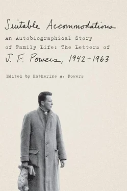 J. Powers Suitable Accommodations: An Autobiographical Story of Family Life: The Letters of J. F. Powers, 1942-1963 обложка книги