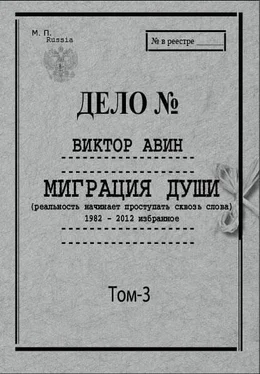 Виктор Авин Избранное. Том 3: Миграция Души, 1982–2012 обложка книги