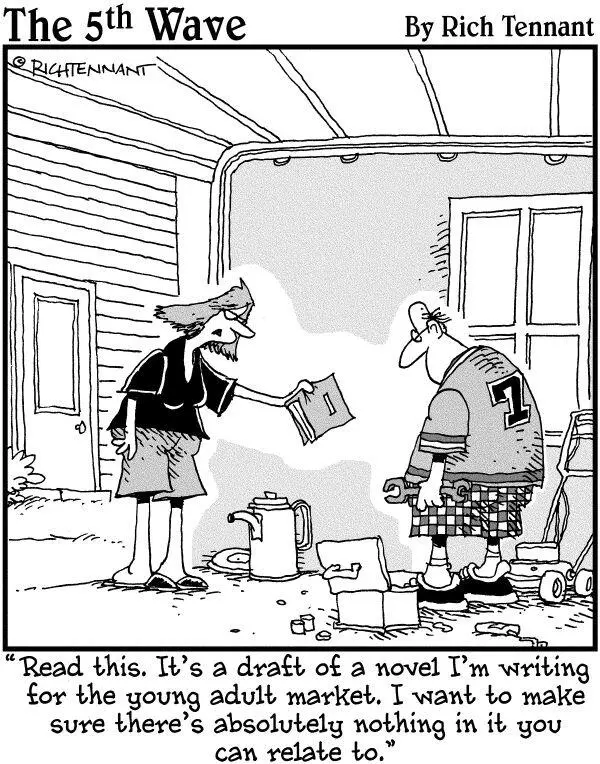 In this part Young adult fiction is as different from adult fiction as - фото 15