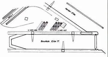 Место постройки подлодок U 1405U 1409 на верфи Блам и Фосс Постройка - фото 51