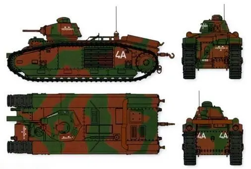 Тяжелый танк B1bis БОЕВОЕ ПРИМЕНЕНИЕ Начиная с 1936 года танки В1 поступали на - фото 7