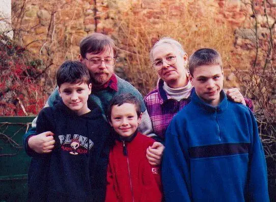 With my wife Debby and our sons Matthew Robert and Jamie in Prestonpans - фото 11