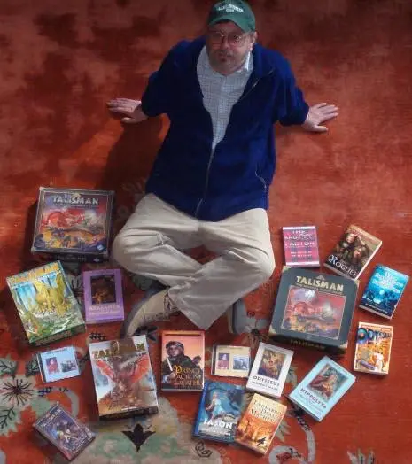 Surrounded by the games books and CDs of radio shows that I have created in - фото 14
