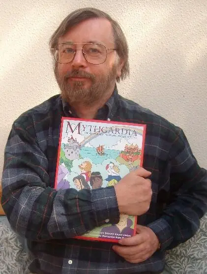 Holding a copy of my game Mythgardia in St Andrews Scotland in 2008 Some - фото 15