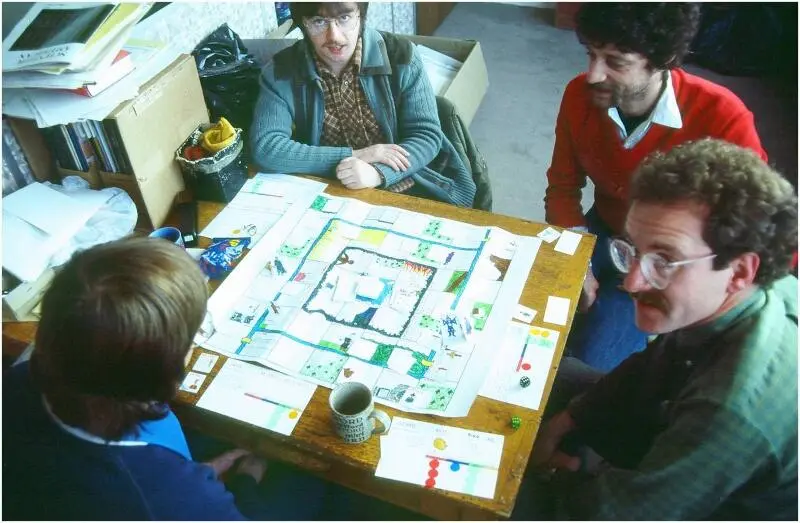 Playing my homemade version of Talisman in London England in 1982 with the - фото 9
