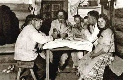 Трапеза на Деды Восточное Полесье 1930е гг Abremsky Jozef Polesie - фото 23