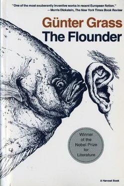 Gunter Grass The Flounder обложка книги