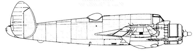 Beaufighter Mk IF экспериментальный с разнесенным оперением Beaufighter Mk - фото 107
