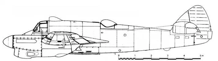 Beaufighter Mk IIF модифицированный Mk IF камера за кабиной измененный - фото 127