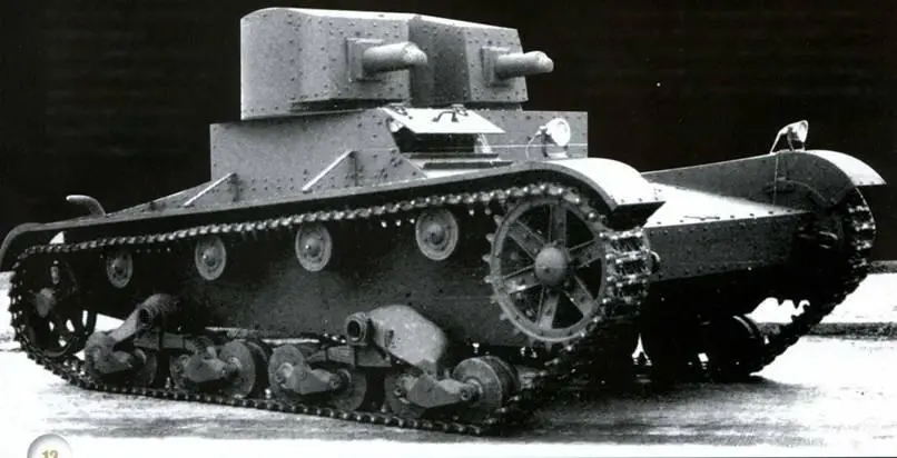 Легкий танк Виккерс Mk Е mod А во дворе завода фирмы VickersArmstrong - фото 12