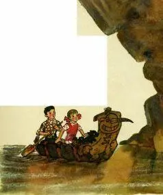 выбраться только водой Вот они и наделали лодок из кожи и ребер Шестилапых - фото 72