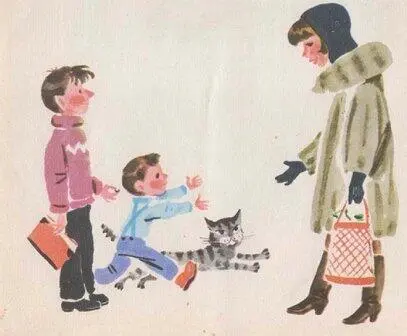 Уселись мы дружно Втроём у стола И мама ту самую Книжку прочла - фото 56