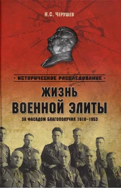 Николай Черушев Жизнь военной элиты. За фасадом благополучия. 1918—1953 гг. обложка книги