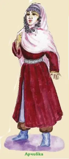 Ахвахцы Самоназвание ашвадо Женщины носили рубахи нарядные платья типа - фото 17