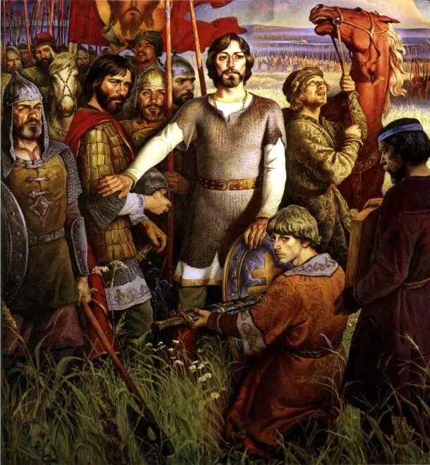 Дмитрий Донской Художник Ю Ракша Но пробыл он великим князем Владимирским - фото 28