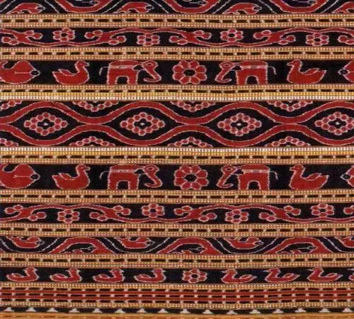 Рис 21Икат Орисса Индия В восточных районах Индии ткали из хлопка но - фото 21