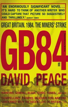 David Peace GB84 обложка книги