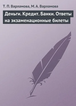 М. Варламова Деньги. Кредит. Банки. Ответы на экзаменационные билеты обложка книги