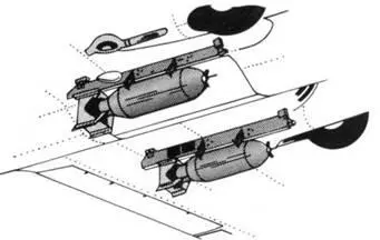 Крыльевые бомбодержатели AllAmerican B17F5BO из 97й - фото 96