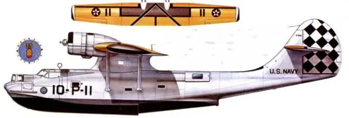 PBY2 BuNo 0455 из эскадрильи VP10 2 го патрульного крыли PatWing 2 - фото 221