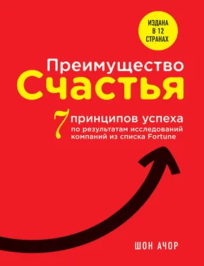 Шон Ачор Преимущество счастья. 7 принципов успеха по результатам исследований компаний из списка Fortune обложка книги